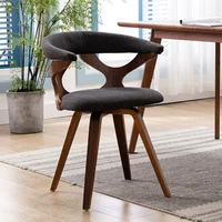 nordic modern solid wood dining chair household dining table horn chair student writing study chair computer study office chair