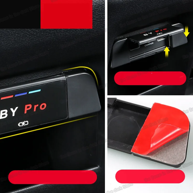 Автомобильная задняя USB-панель Lsrtw2017 Abs для Geely Azkarra Boyue Pro Atlas Emgrand 2020 2021 аксессуары