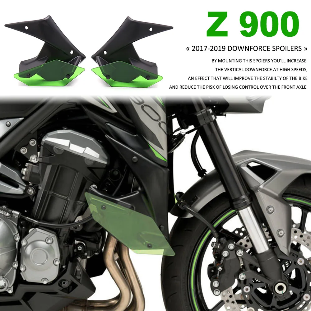 Side Downforce Naked Spoilers Fixed Wing Winglet Fairing Win