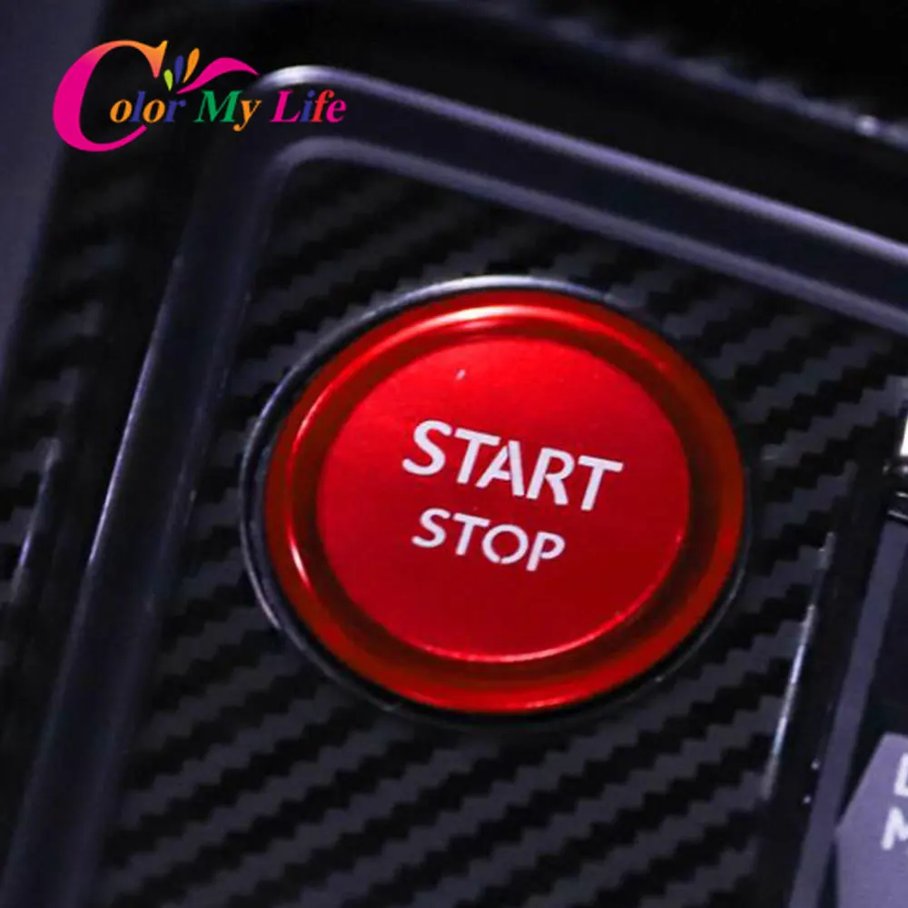 2 шт. автомобильный двигатель старт стоп Стайлинг Аксессуары зажигание толчок
