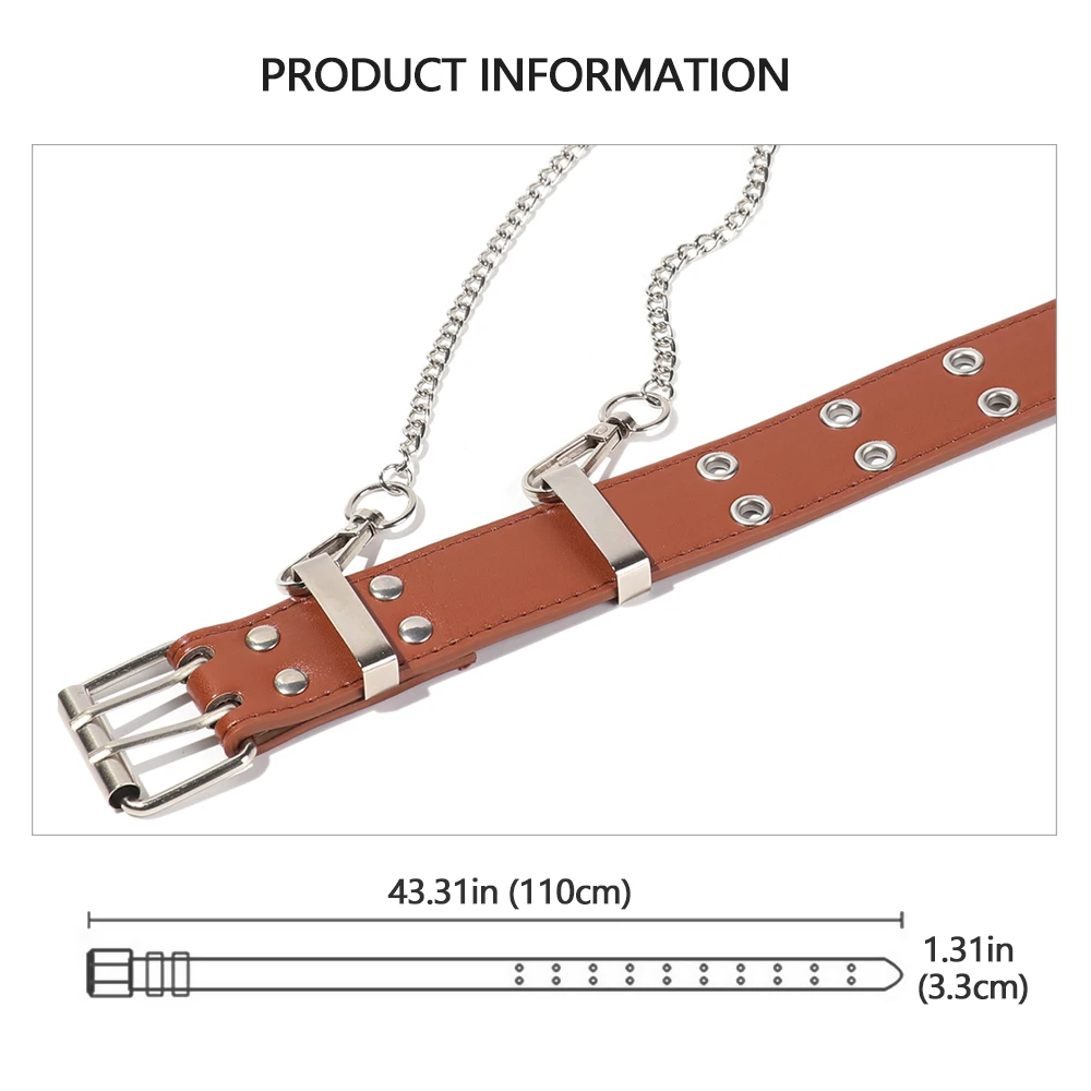 

Fashion alloy ladies belt belt chain luxury women belt leather new fashion pin buckle jeans metal buckle belt decoration