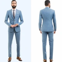 2020 new mans suits for wedding slim fit bridegroom tuxedos groomsmen suit formal business suits two pieces suitjacketpants