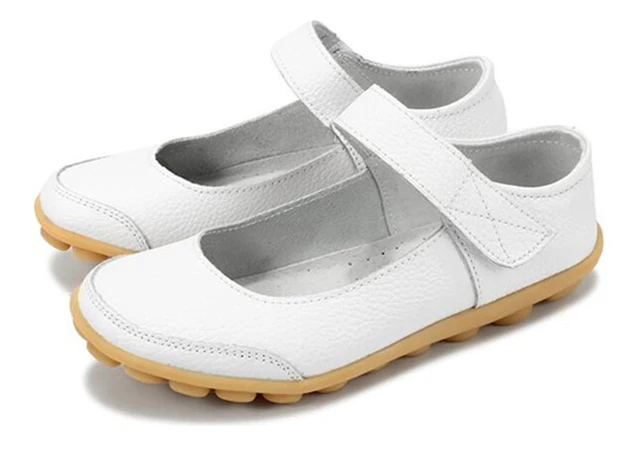 

Aleafalling Women Shoes Women Casual Shoes Cow-muscle Bottom Buckle Flat Shoes Women Sneakers Round Toe Female Shoes 35-43 AFL32