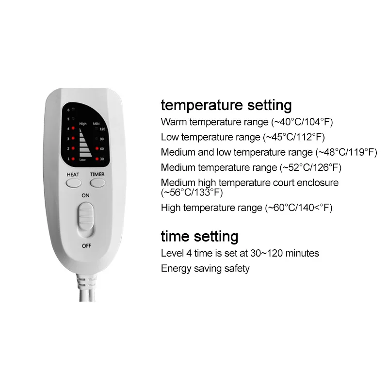 Электрическая грелка для спины живота электрическая обезболивающая Талия 4