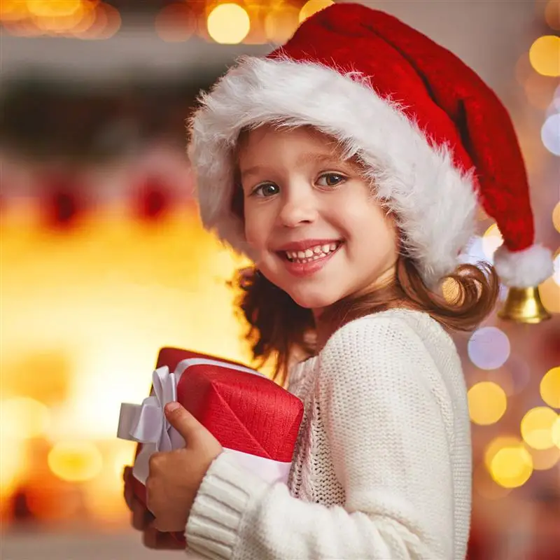 1 шт. 3M отличный подарок на Рождество Белый Искусственный мех отделка лентами