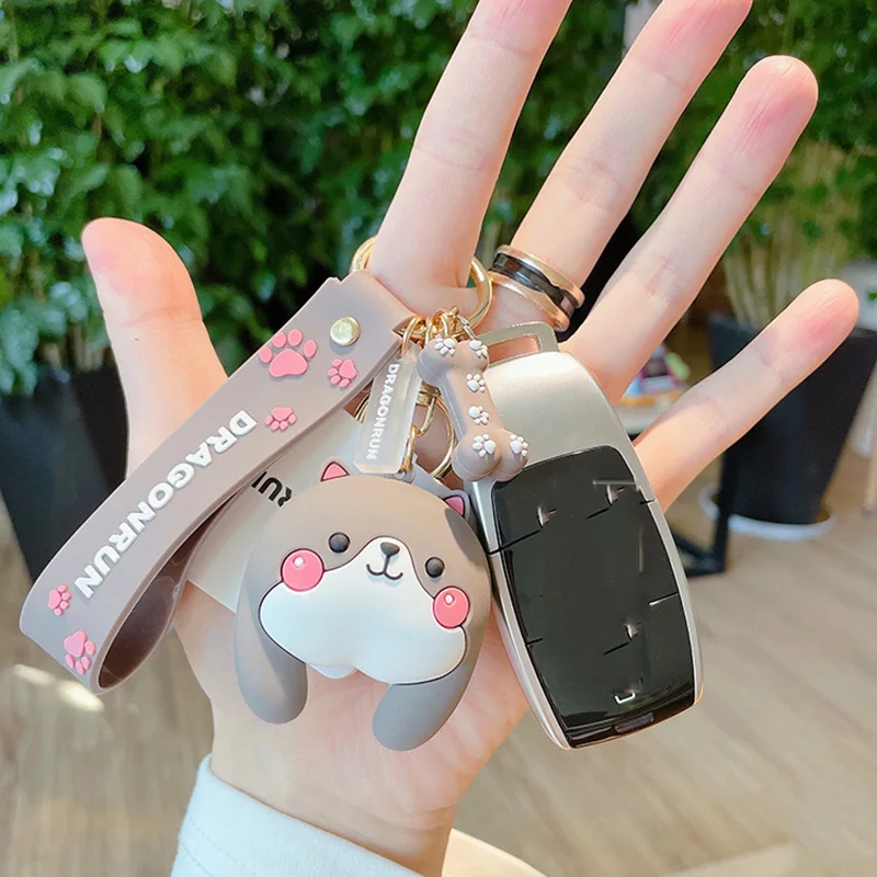 Брелок в японском стиле с изображением корги аниме-куклы | Украшения и аксессуары