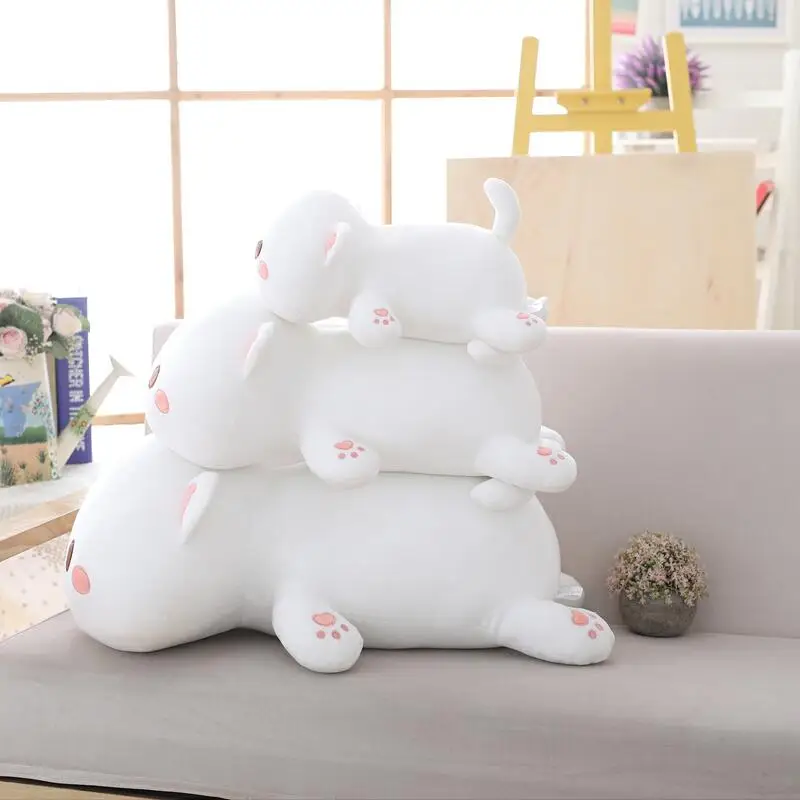 

Dropshipping Kawaii Cat Plush Toys Stuffed Cute Cat Doll Lovely Animal Pillow Soft Cartoon Cushion Kids Birthday Gift for Girls