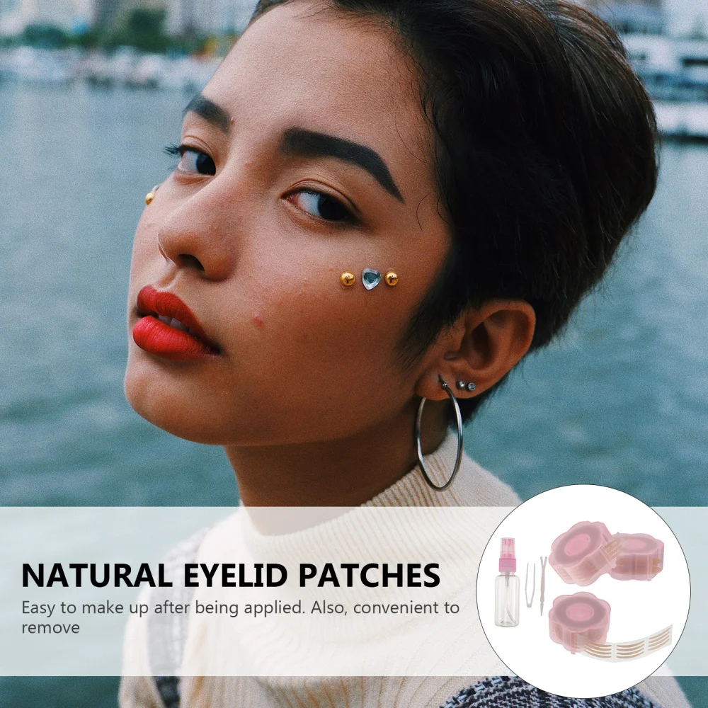 

1 Set of Lace Invisible Double Eyelid Tapes Self-Adhesive Eyelid Stickers )