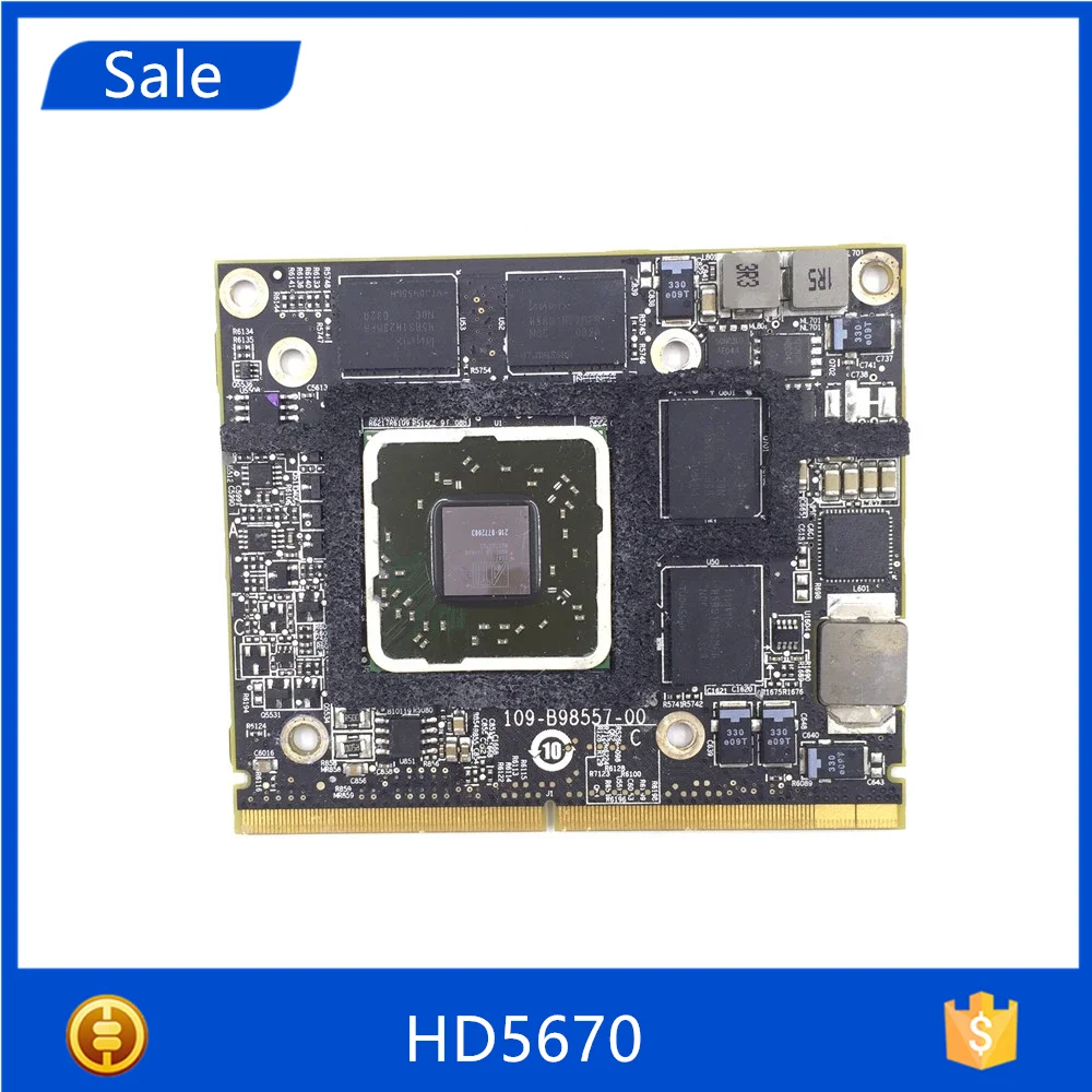 Чехол для видеокарты Apple iMac 2010 A1312 A1311 109 B98557 00 AMD ATI Radeon HD 5670 5670m HD5670 GDDR3 512MB|video card|graphics