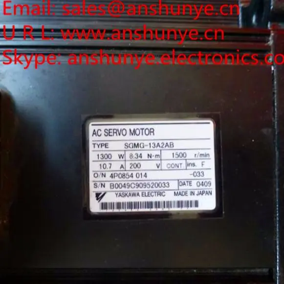 

Used Tested Working SGMG-13A2AB AC Servo Motor