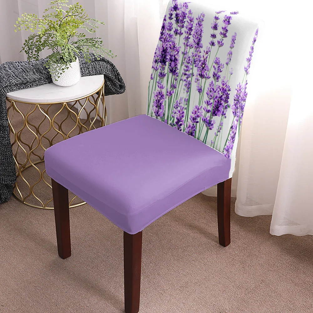 Лавандовое растение цветы офисный чехол для кресла спандекс эластичные чехлы на
