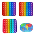 Игрушки для взрослых и детей, радужные, для снятия стресса, игрушка для аутистов