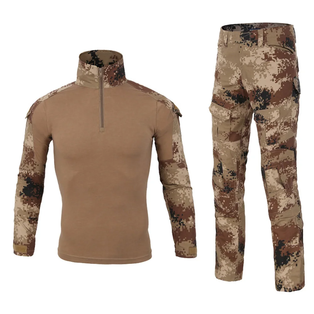 

Tactical Camouflage Military Uniform Clothes Suit Men US Army Clothes Military Combat Shirt Rapid Assault Hunting Clothing Set