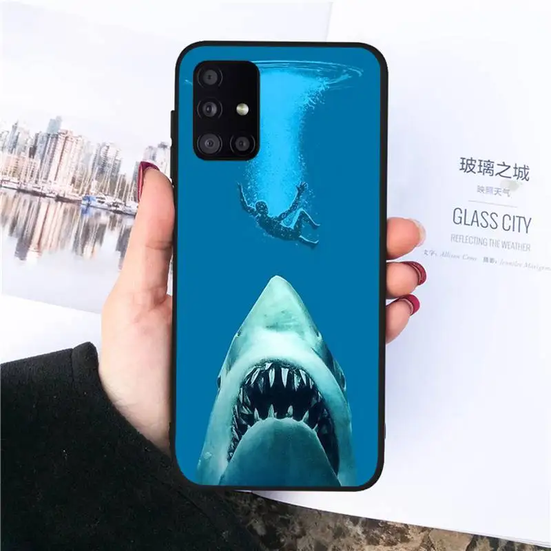 

ocean Whale Sharks fish Phone Case For Samsung Galaxy S5 S6 S7 S8 S9 S10 S10e S20 edge plus lite