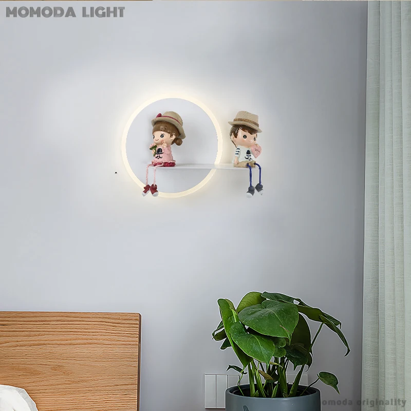 Сменные светодиодный настенные светильники Momoda современное домашнее украшение