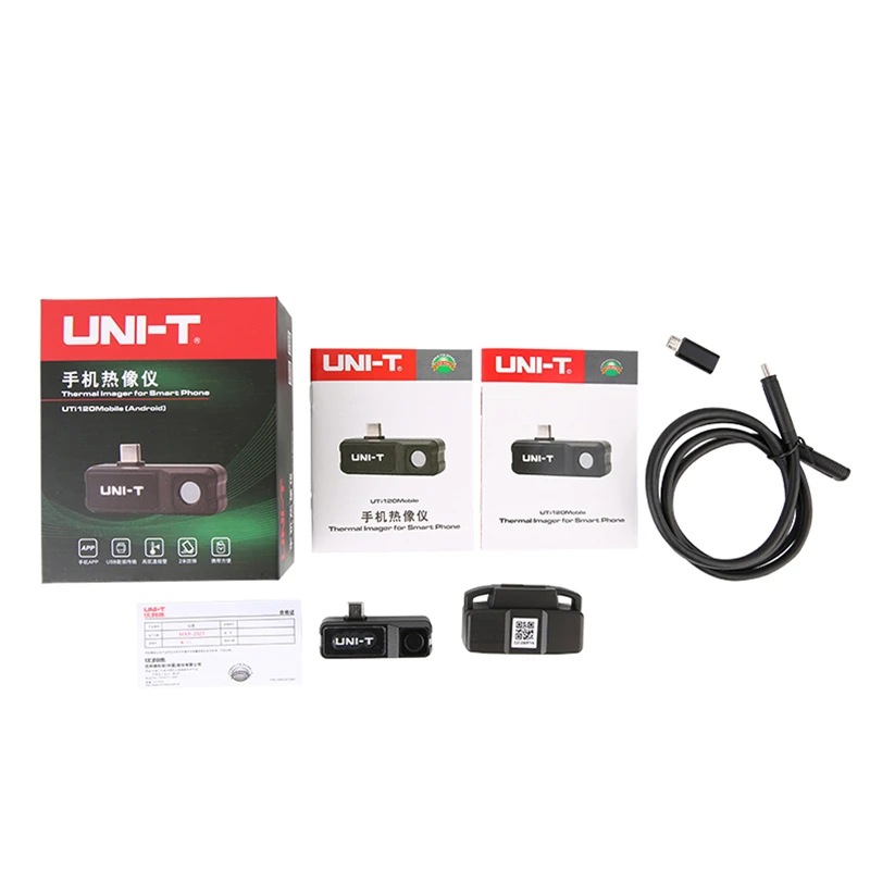 UNI-T UTi120 Mobile Phone Thermal Imager for Android Type-C Detect Water Pipe Floor Heating -20°C ~400°C 120*90 | Инструменты