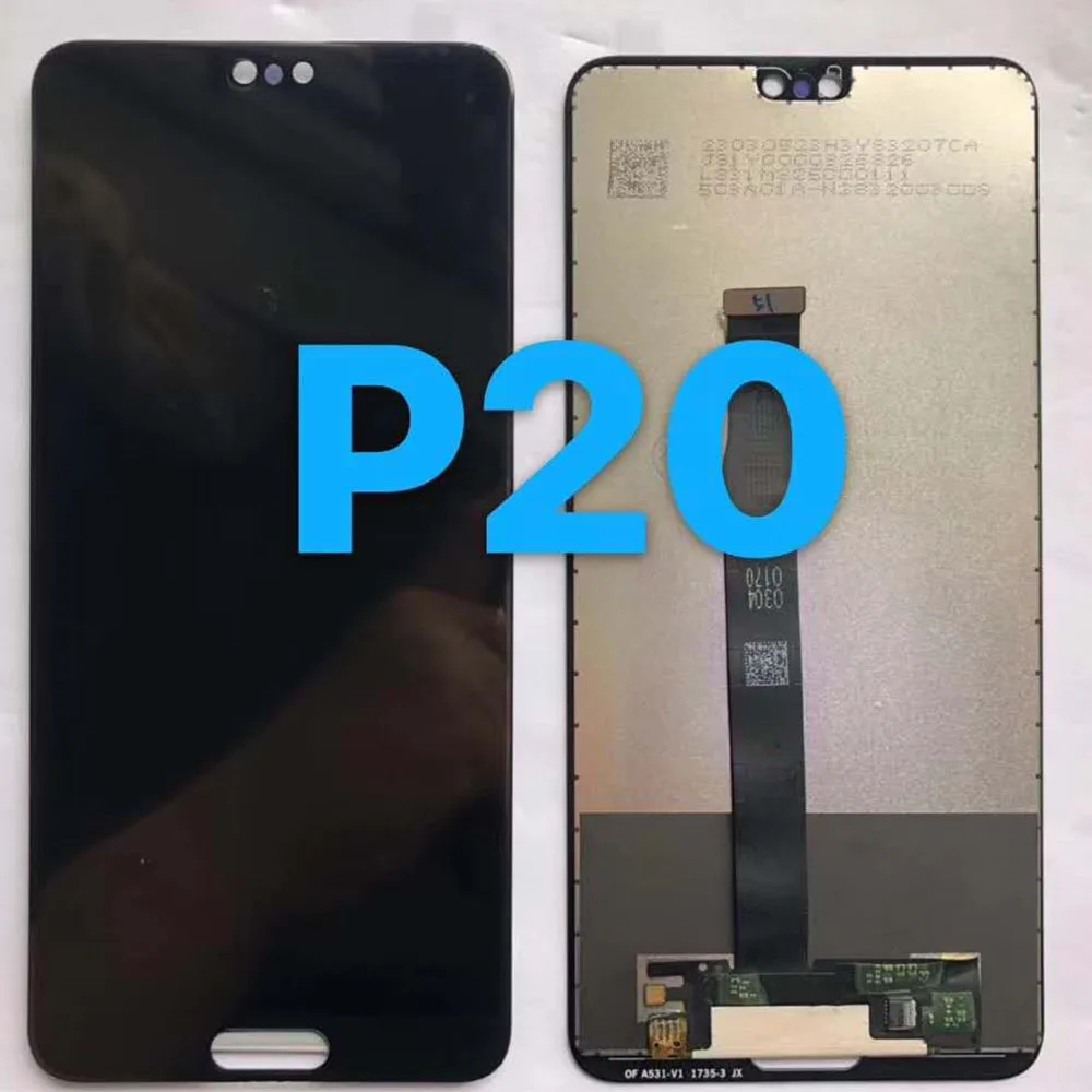 Для Huawei P20 ЖК-дисплей сенсорный экран дигитайзер для сборки HUAWEI ЖК-экран EML-L09 EML-L29