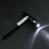 led light ballpoint pen folding 4 in 1 mobile phone stand multifunctional holder pen for school office working accessories