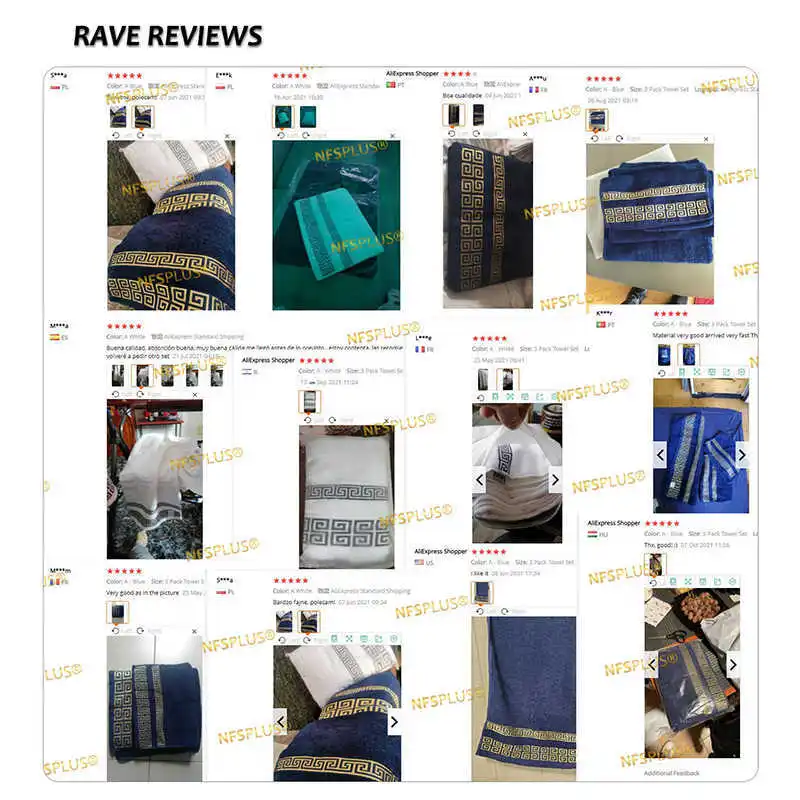 cotton towel set for adults 2 face hand towel 1 bath towel bathroom solid color blue white terry washcloth travel sports towels free global shipping