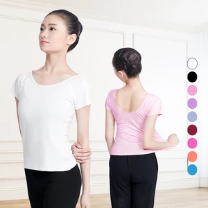 Женский топ с коротким рукавом, спортивная рубашка для йоги, танцев, фитнеса, бега, рубашки для тренировок, дышащая спортивная одежда