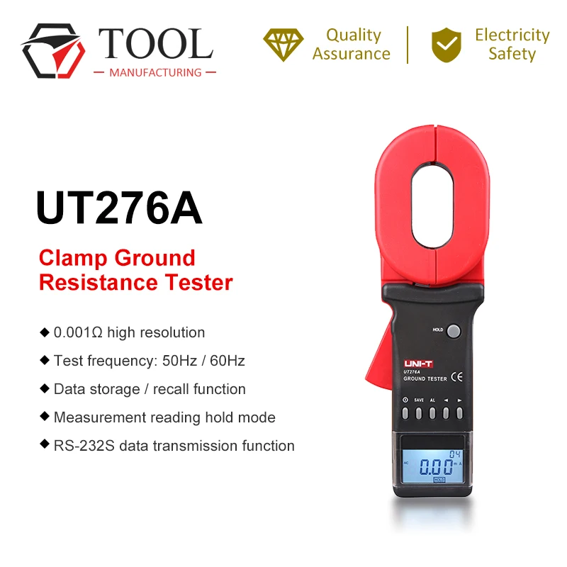 UNI T UT276A автоматически настраивающийся диапазон Цифровые токоизмерительные
