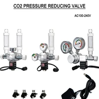wyin aquarium co2 regulator with bubble counter fine tuning valve 360%c2%b0rotating co2 electromagnetic pressure reducing equipment
