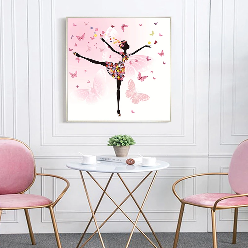 Настенные художественные декоративные бабочки сказочные балетные танцы картины