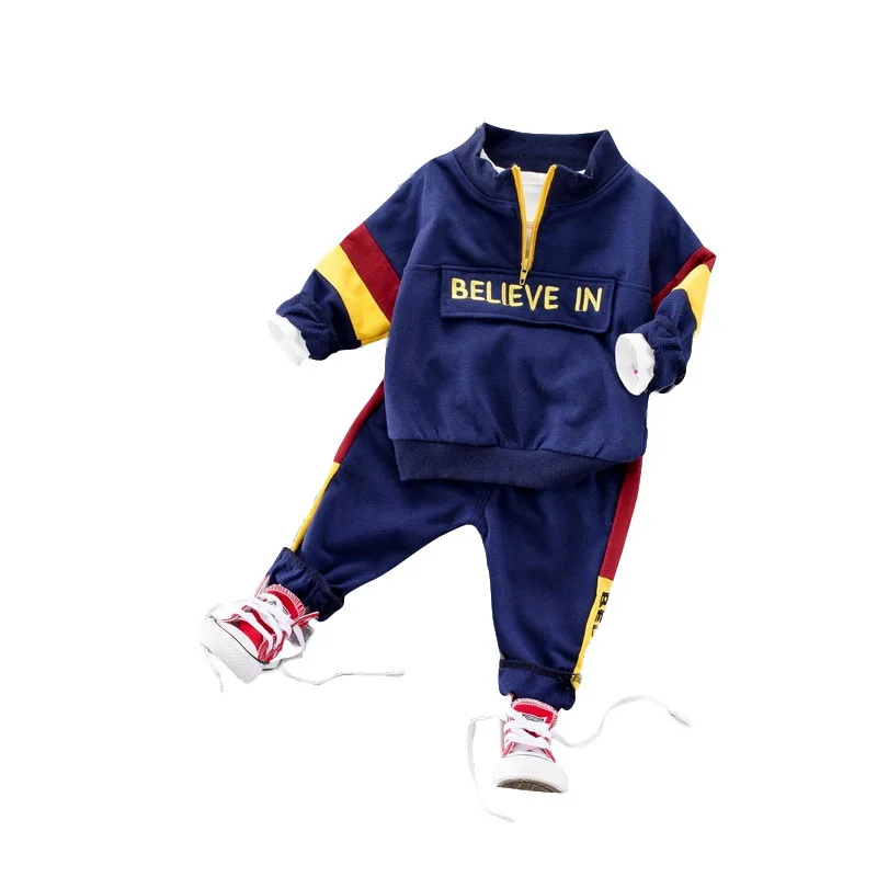 Baby boys clothing sets spring autumn kids baby casual top+pants 2pcs tracksuits for bebe children sports suits clothes 2Y | Детская