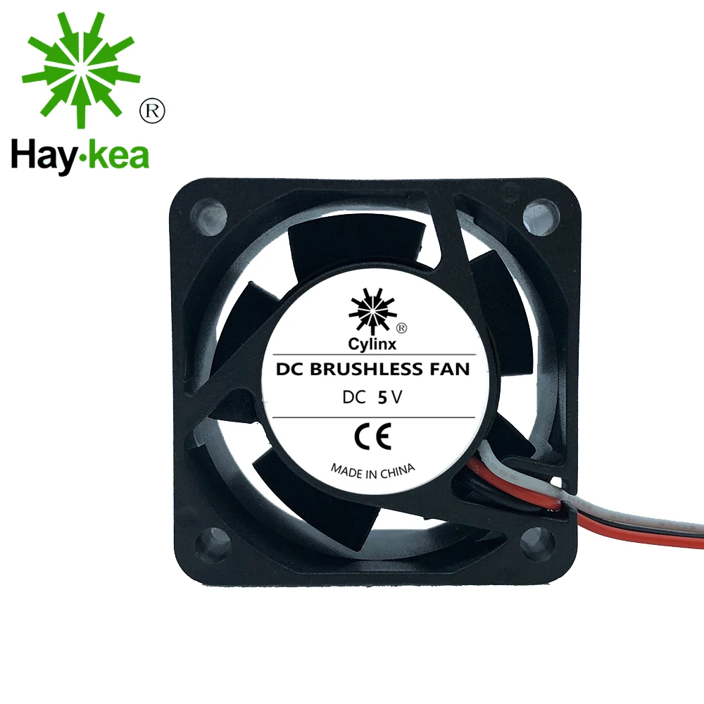 2 шт. 3Pin 40 мм 4020 мини Чехол для компьютера охлаждающий вентилятор шарикоподшипник