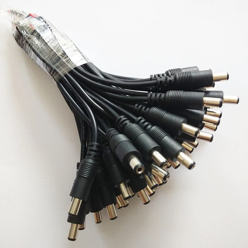 Кабель-адаптер постоянного тока штекер-гнездо 10 шт./лот DC5 5*2 1 мм длина 150