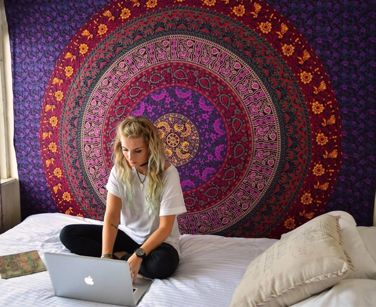 

Юго-Восточная Азия Мандала Марокко Африка тотем в этническом стиле Wallcloth гобелен многофункциональный декоративные визуализации декоратив...