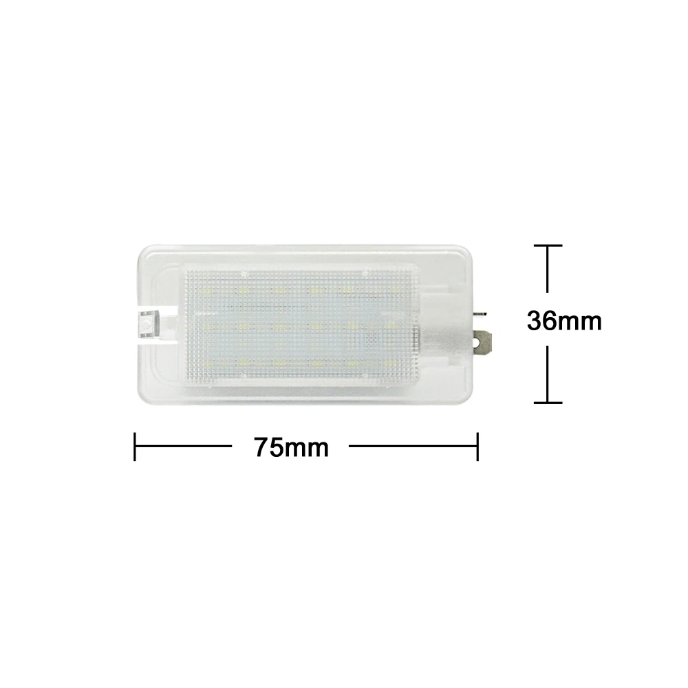 Комплект из 2 предметов Белый светодиодный Чемодан отсек подсветка багажника