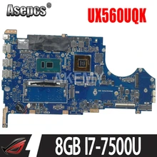 UX560UX Laptop motherboard for ASUS ZenBook Flip UX560UQK UX560UQ Q524UQ original mainboard 8GB-RAM I7-7500U GT940M