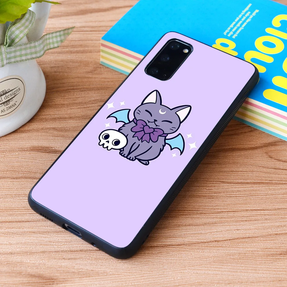 

For Samsung Galaxy Black Bat Kitten Soft TPU border Samsung Galaxy Case