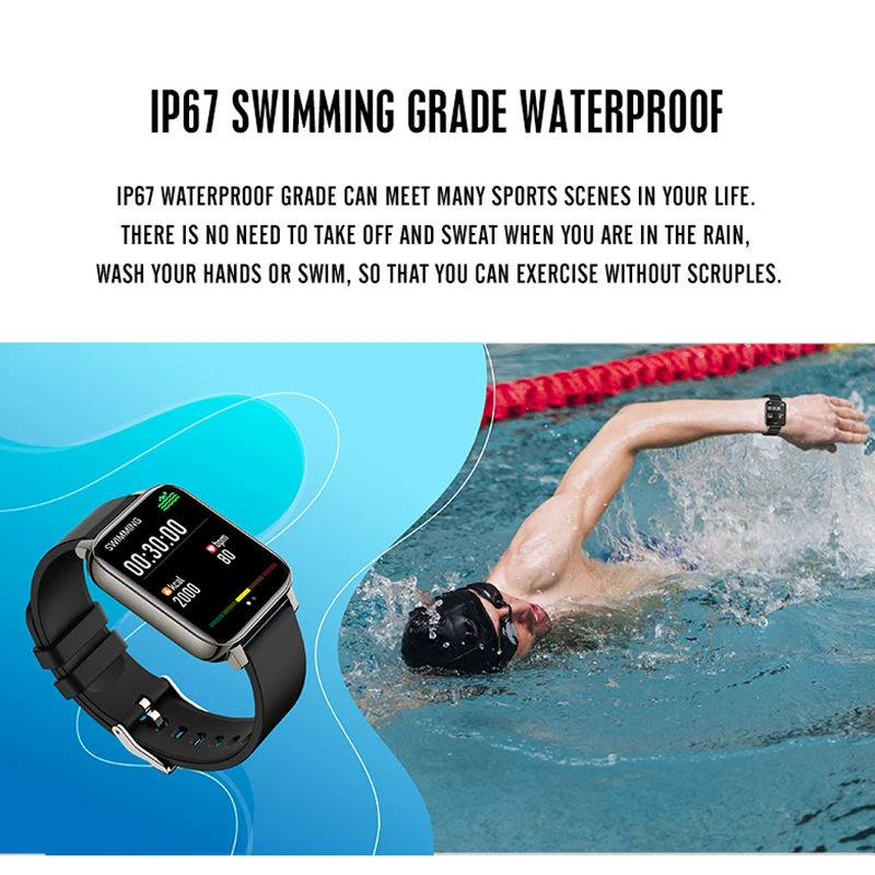 

Women's Watches P36 Smartwatch Fitness Tracker Blood Pressure Heart Rate Monitor Sports Ladies Men's watches For IOS Android