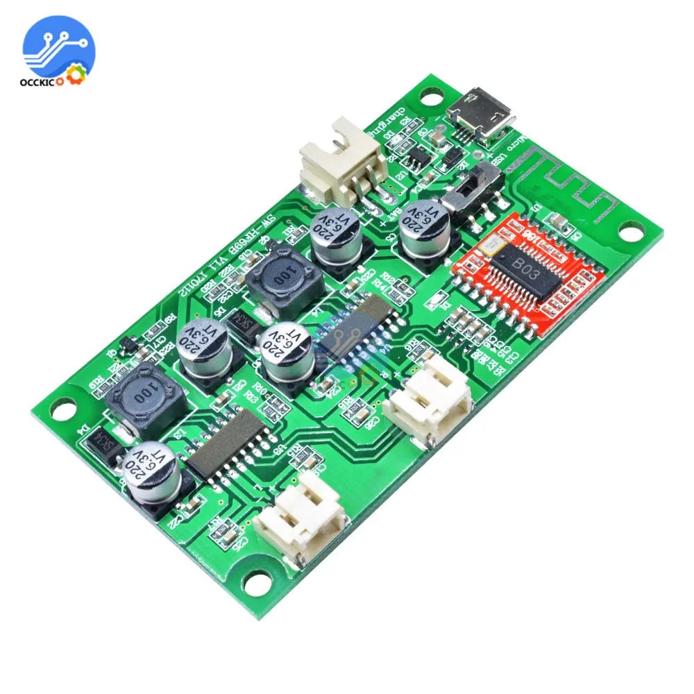 2 канальная цифровая стереомагнитола модуль платы усилителя 6 Вт + постоянного