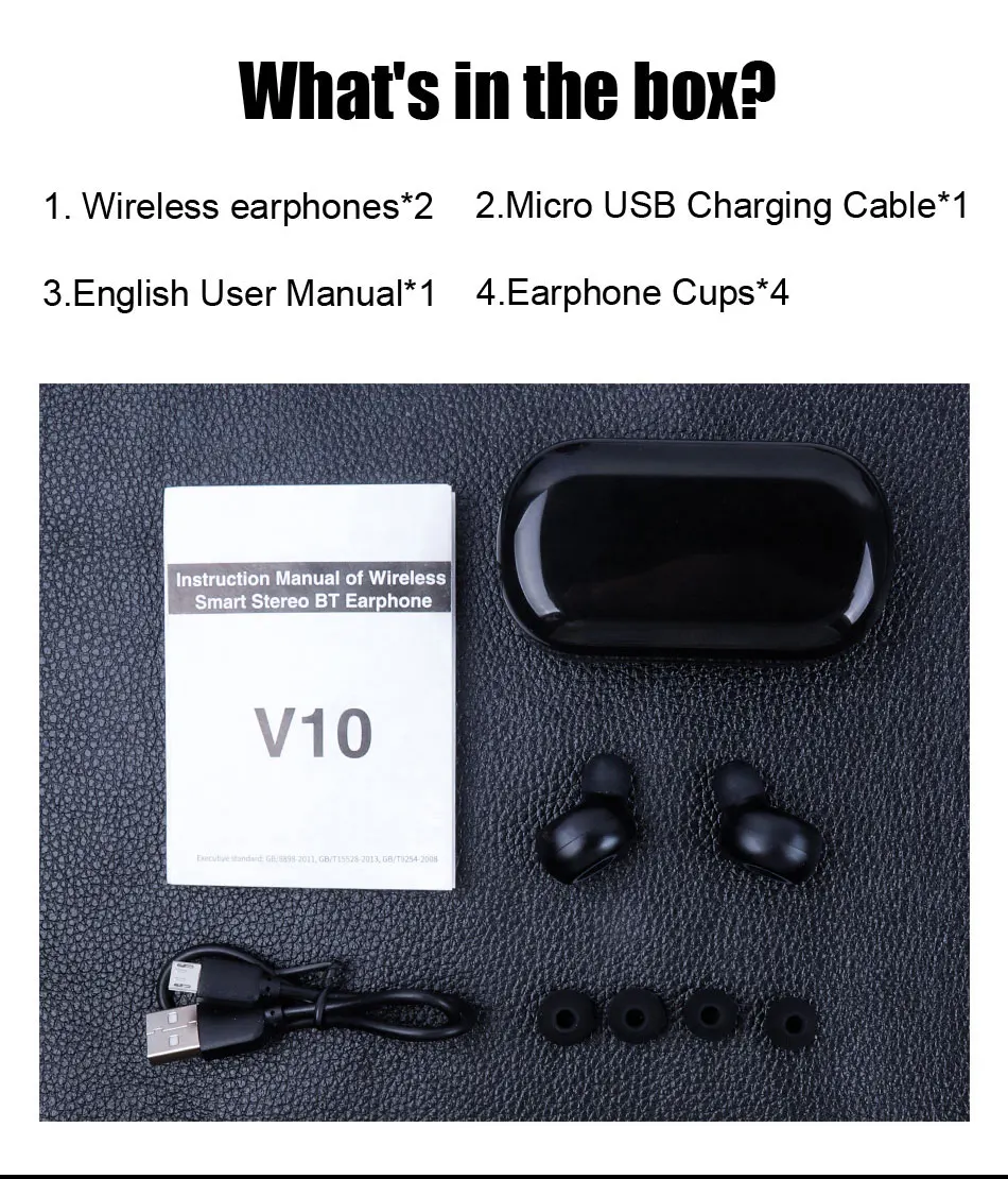 Беспроводные Bluetooth 5,0 наушники 8D стерео мини беспроводные наушники водонепроницаемые спортивные наушники гарнитура наушники микрофон+ чехол для зарядки