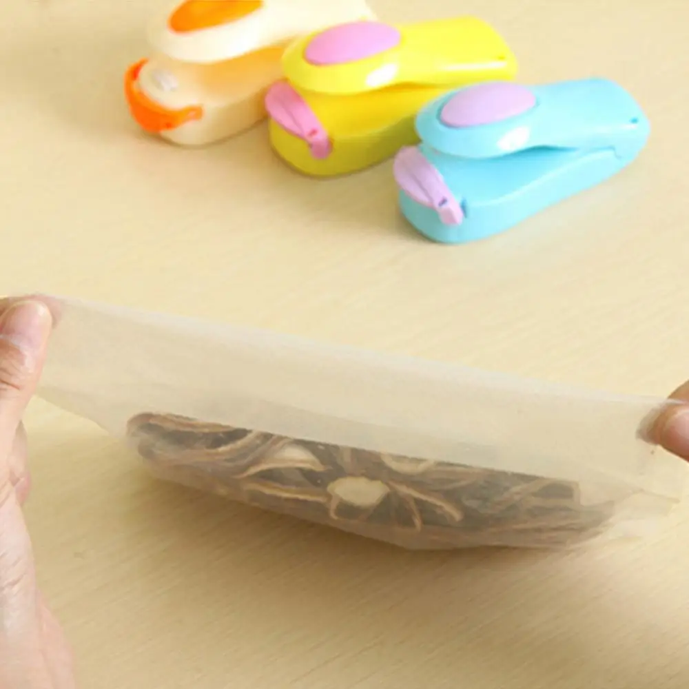 Мини термоуплотнитель портативный импульсный упаковщик пластиковый пакет