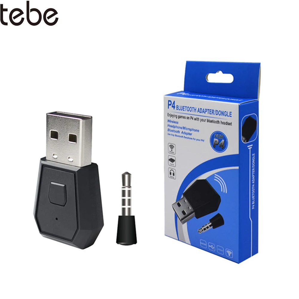 Tebe Bluetooth V4.0 приемник USB беспроводной геймпад гарнитура адаптер для PS4 аудио ключ