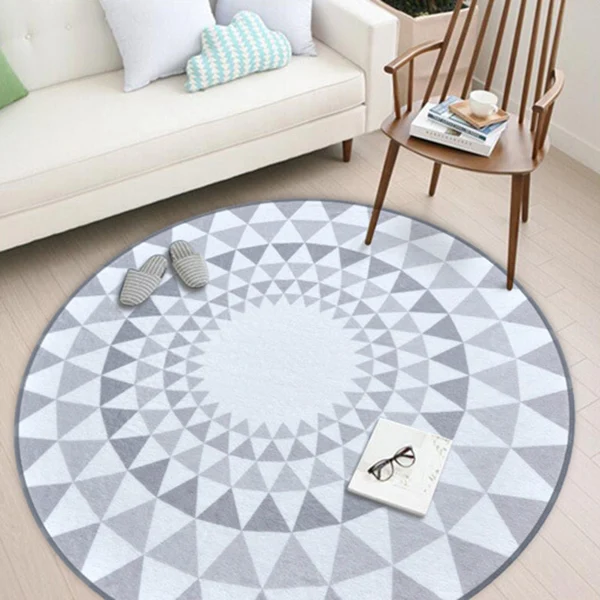 Ковер с геометрическим цветком для пола ковер в скандинавском стиле Детский
