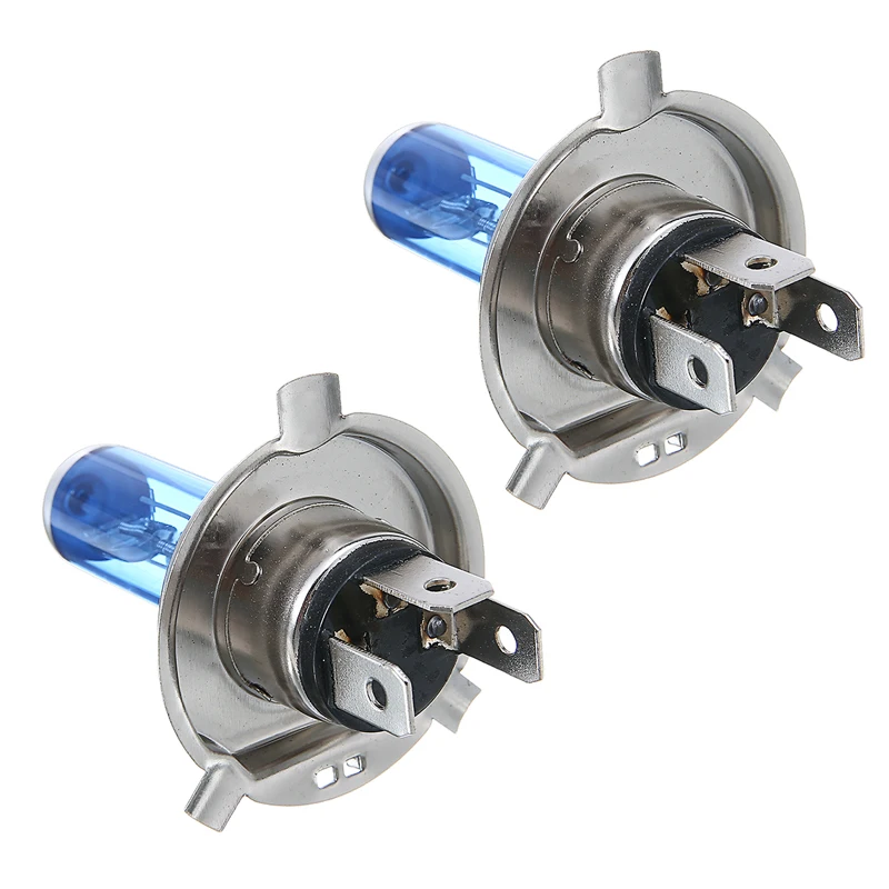 2x DC 12V 60/55W H4 автомобилей головной светильник Diamond Vision 5000 К супер белый автомобиль