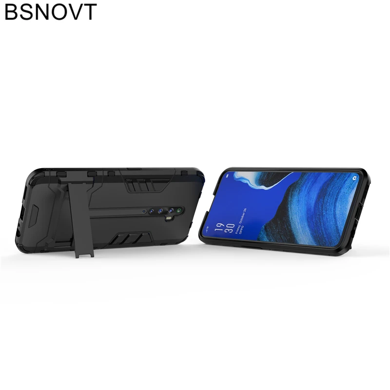 for oppo reno2 z case phone holder hard pc heavy armor shell anti konck phone case for oppo reno2 z case for oppo reno 2 z case free global shipping