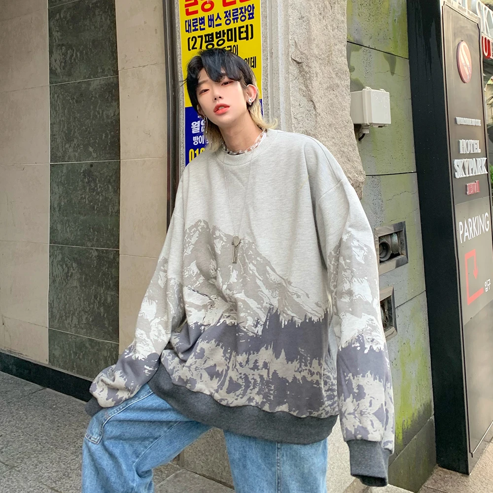 

Fashion Crewneck Sweatshirt Pullovers Luxury Thicken Hip Hop Sweater Loose Sueteres Para Hombre Harajuku Clothing BD50PP