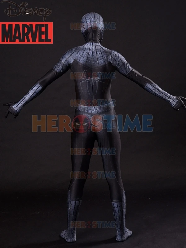 

Disney Marvel's New Black and Gray Super Spider-Man Tights One-piece All-inclusive Halloween Cosplay Costumecosplay