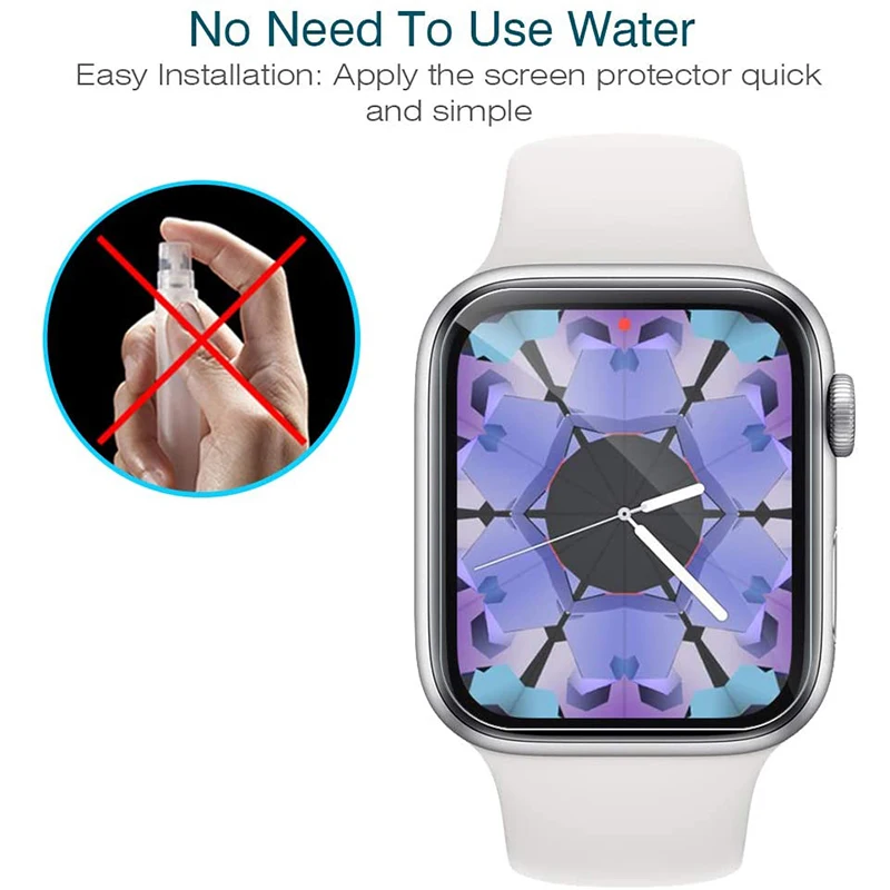 Защитная пленка для Apple Watch Series 6 5 4 3 2 1 SE 44 мм 40 42 38 | Наручные часы