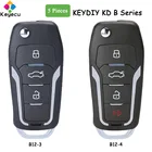KEYECU 5 шт. KEYDIY для Ford Style Универсальная Серия B KD дистанционный Автомобильный ключ B12-3 B12-4 поддерживается KD900 KD900 + URG200 KD-X2