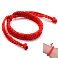 delysia king red string bracelet