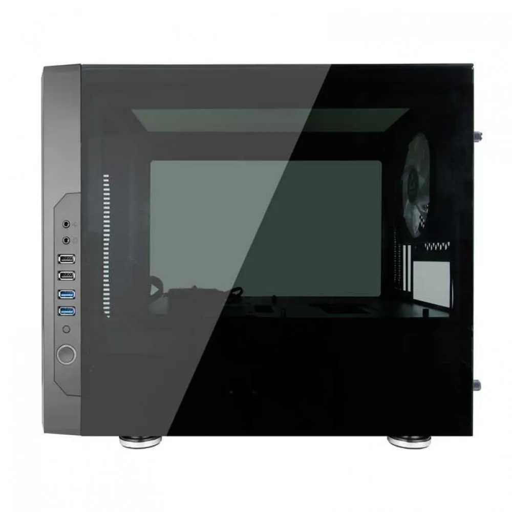 Корпус Chieftec Chieftronic Gaming case w/1x RGB fan controller side Glass door. mATX. GM-01B-OP | Компьютеры и офис