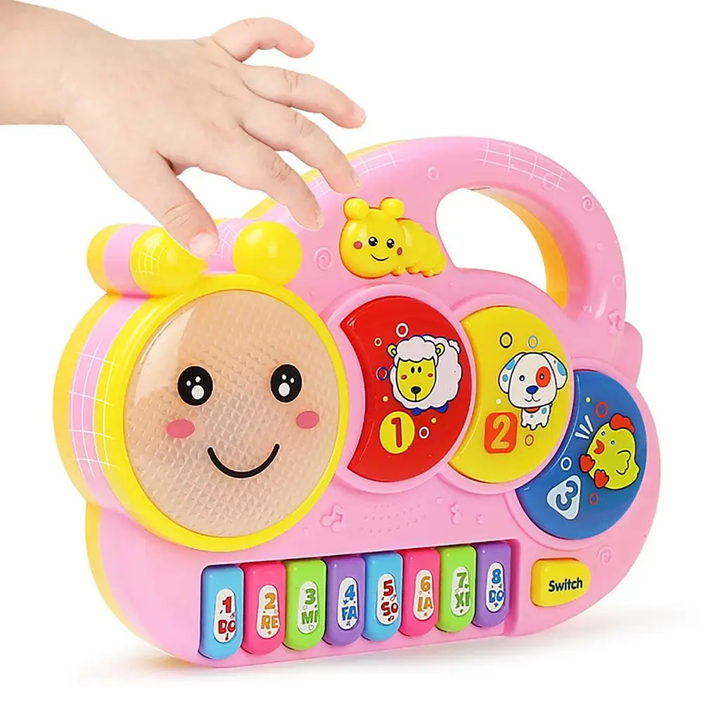 

Children's Animal Piano Music Toy Educational Electronic Organ Baby Playing Instrument Recognition Ability Educational Xmas Gift