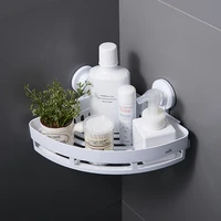 space aluminum bathroom shelfs shampoo shower finishing rack square triangle storage wall mounted punching wall hanging products